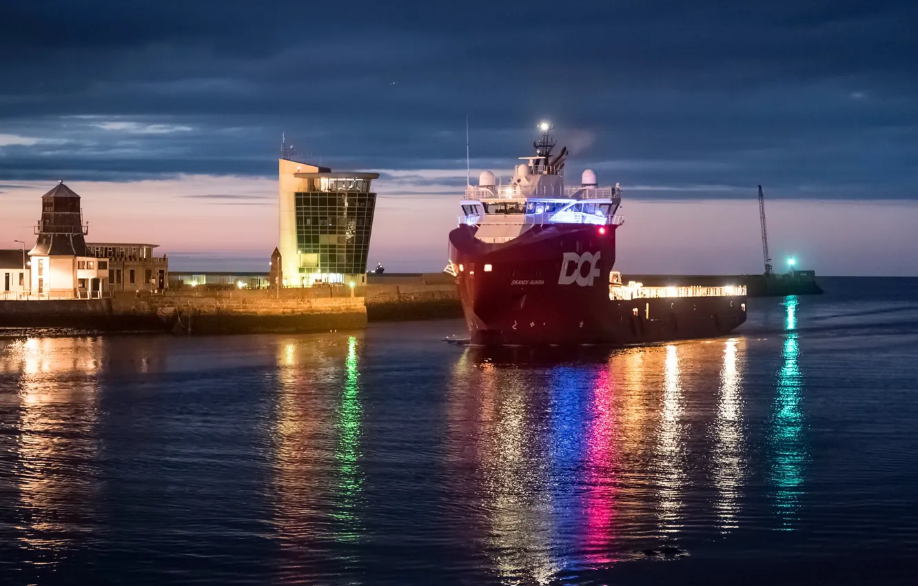 Фото обои Scotland, port, Aberdeen, Skandi Aukra