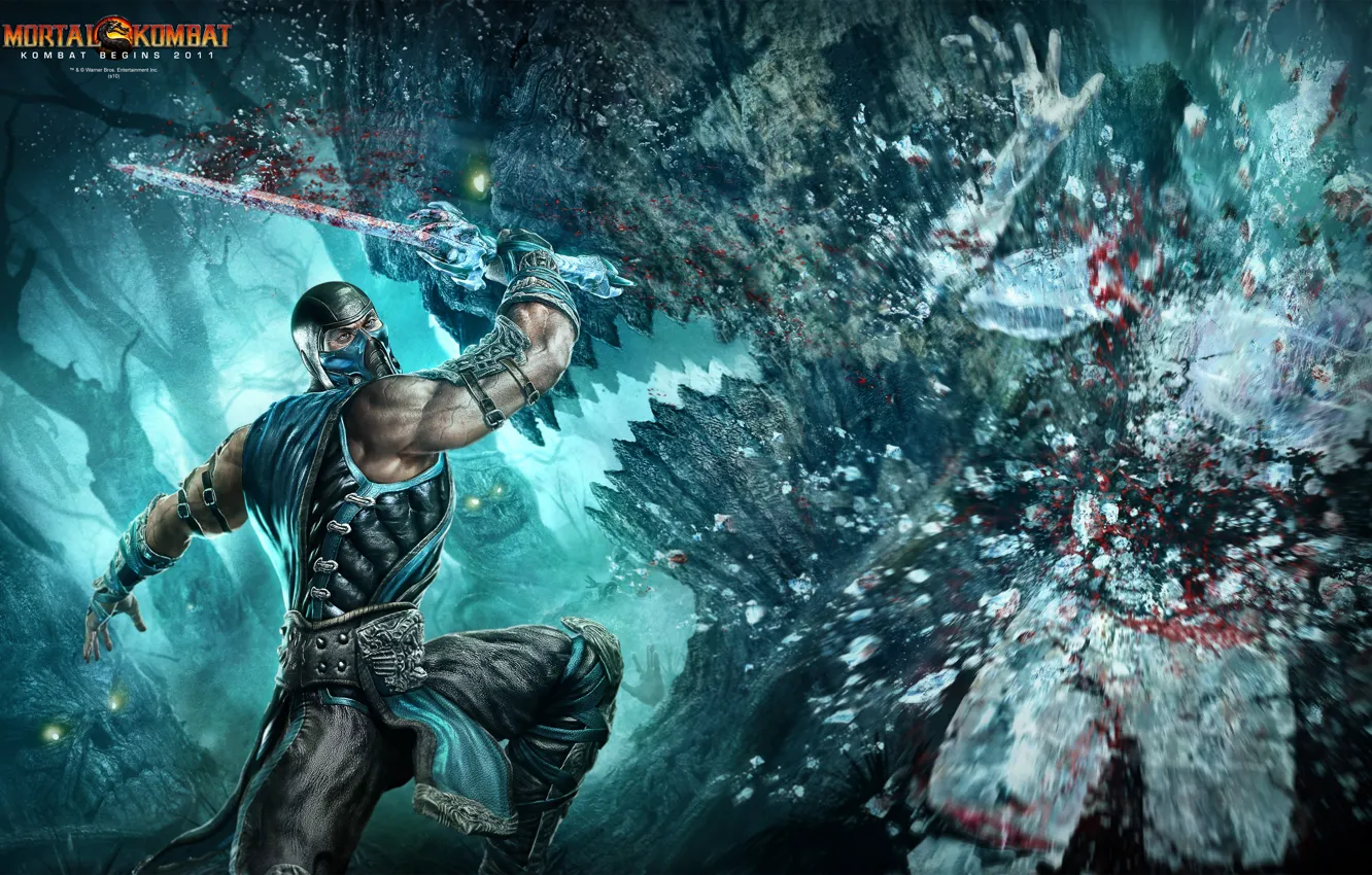 Фото обои драка, боец, Mortal Kombat