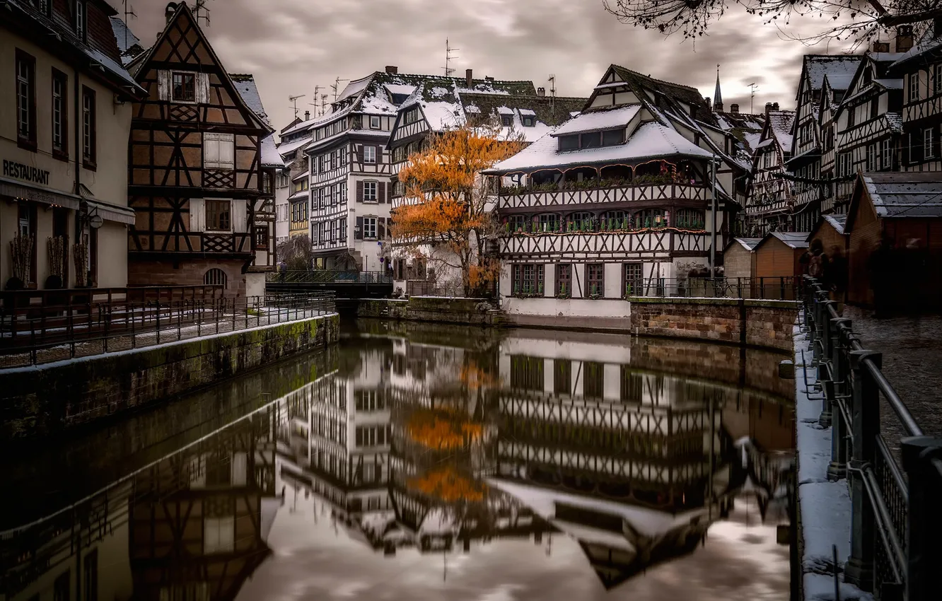 Фото обои Франция, Страсбург, Strasbourg