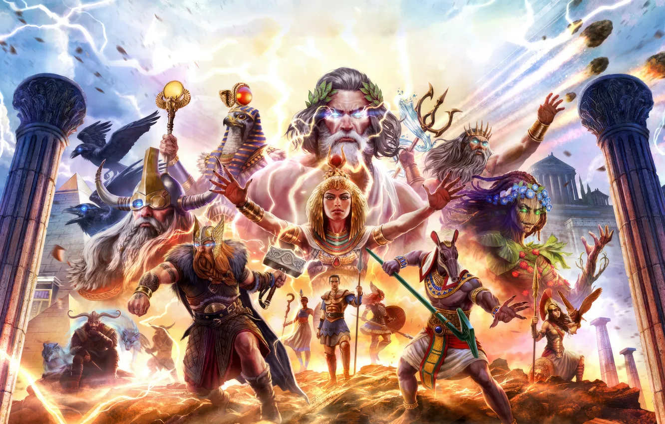 Фото обои power, gods, Age of Mythology