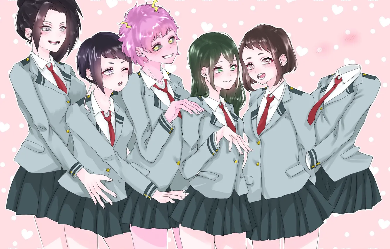 Фото обои девушка, Boku no Hero Academia, Моя геройская академия, My Hero Academia