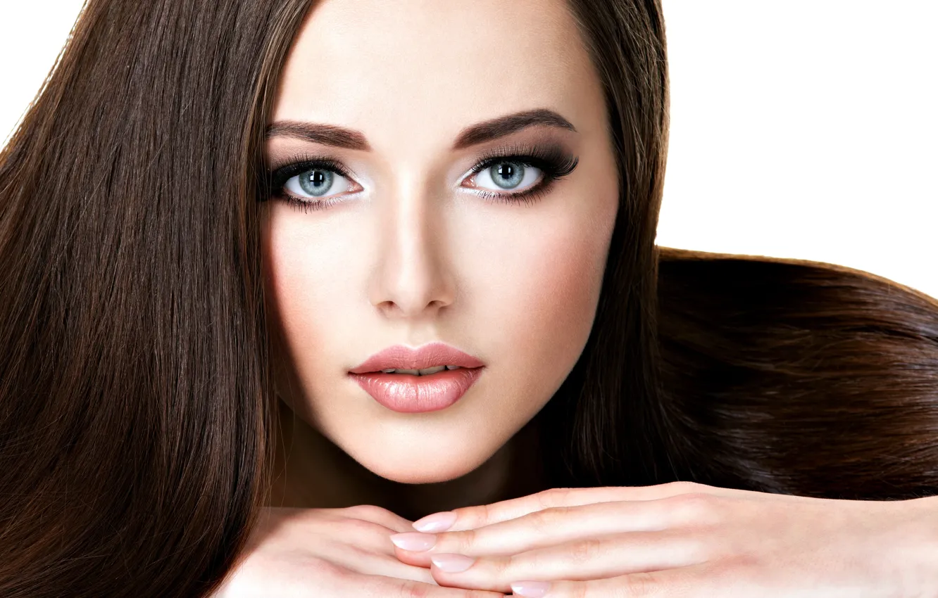 Фото обои model, pretty, look, make up