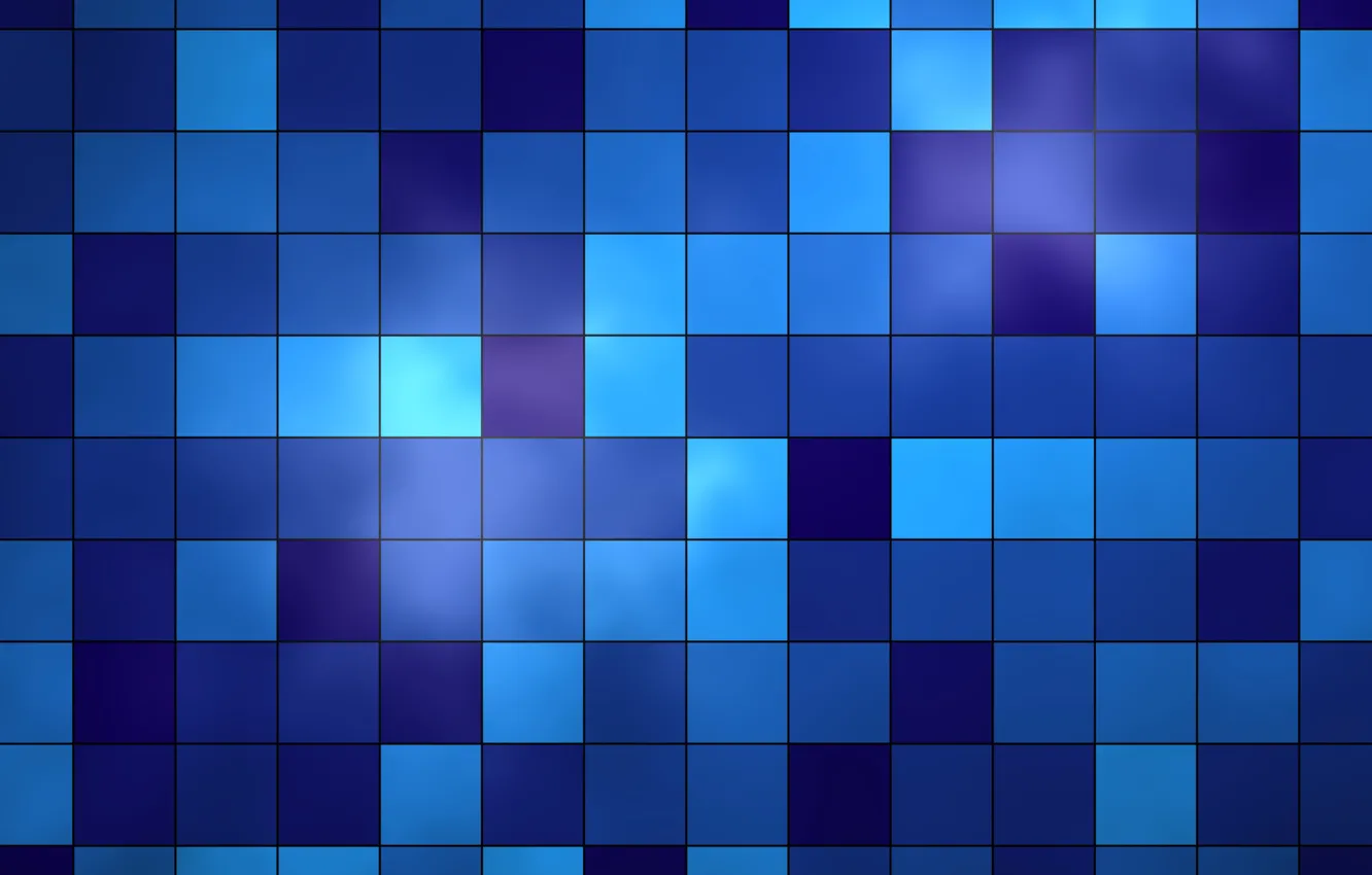 Фото обои Синий, квадраты