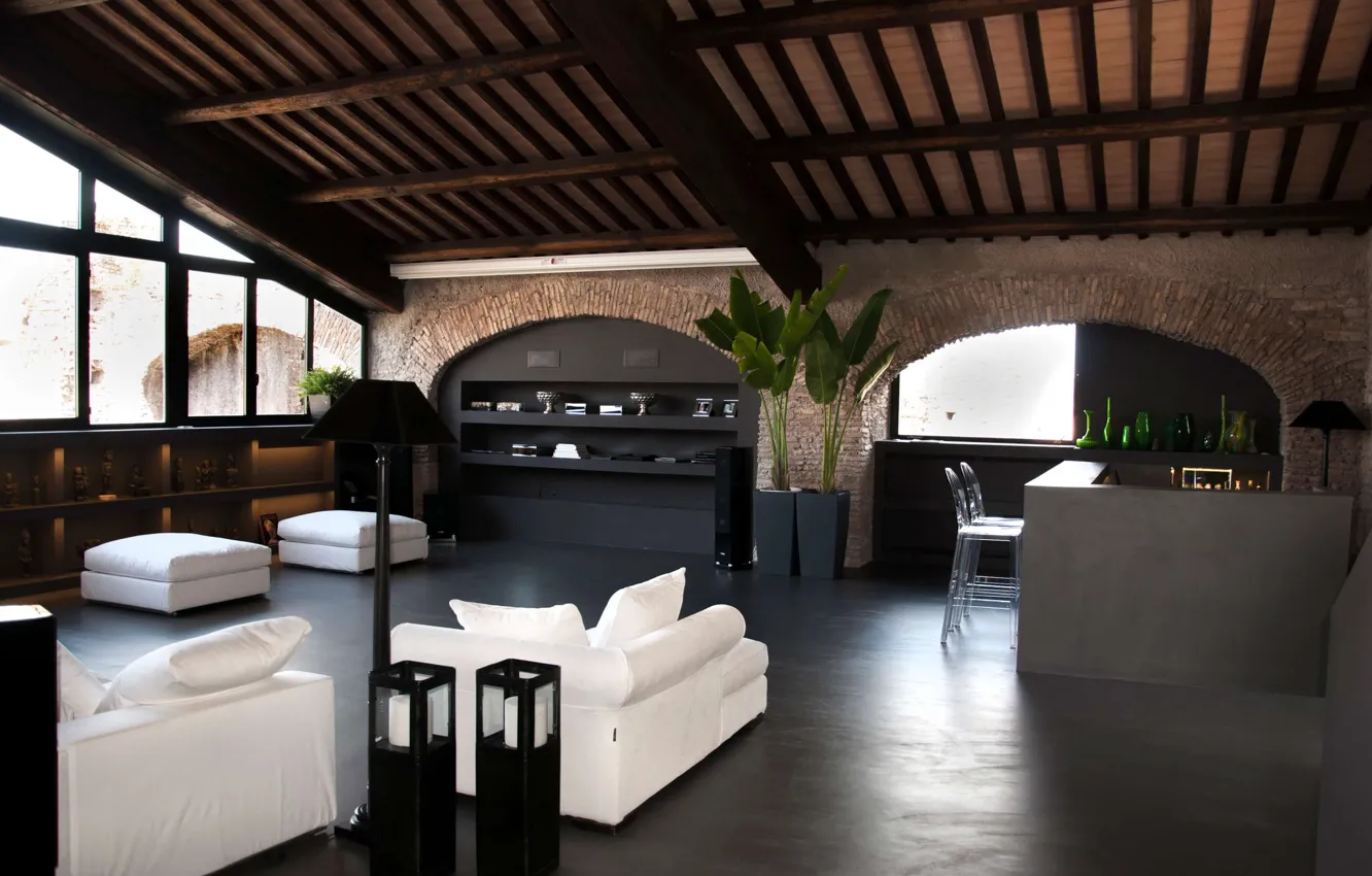Фото обои interior, villa, luxury, living space