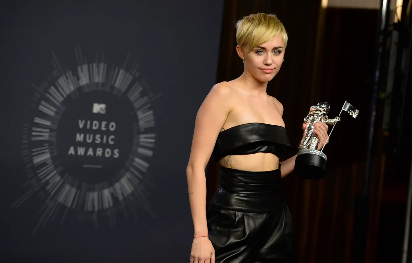 Фото обои певица, Miley Cyrus, Майли Сайрус, Video Music Awards