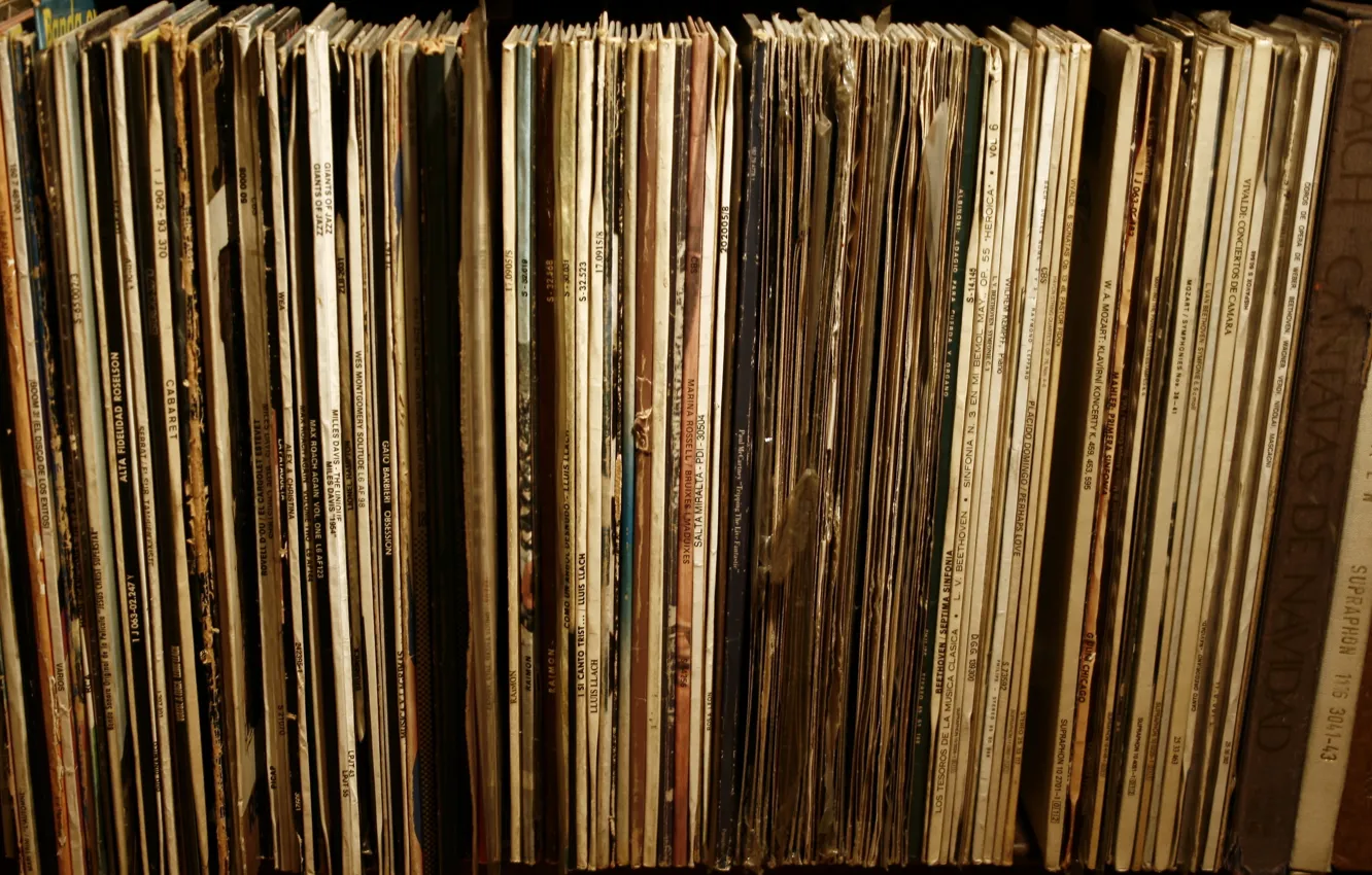 Фото обои Vinyl, Record, albums