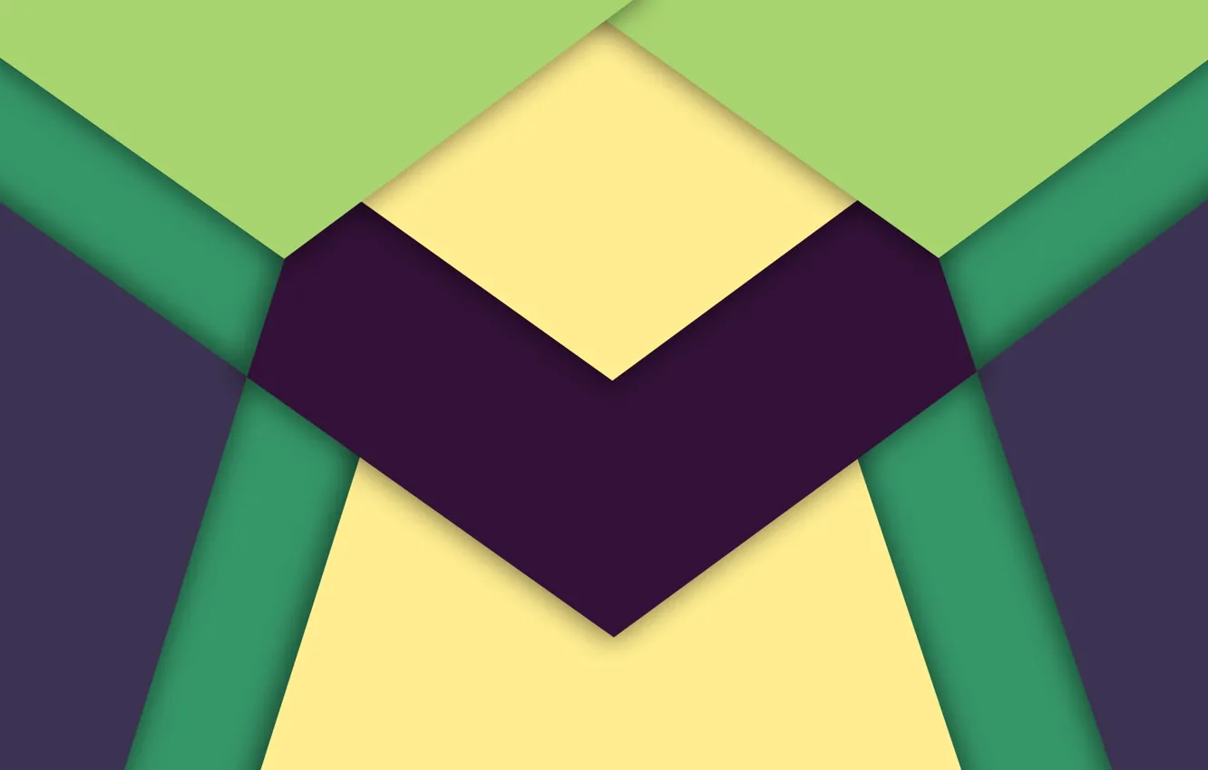 Фото обои линии, синий, зеленый, Android, геометрия, material