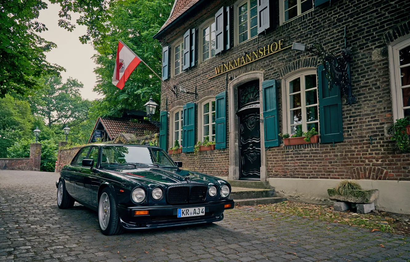Фото обои Jaguar, Green, 1982, Arden