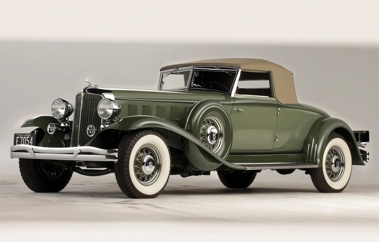 Фото обои Roadster, Chrysler, 1932, Convertible, by LeBaron, CL Imperial