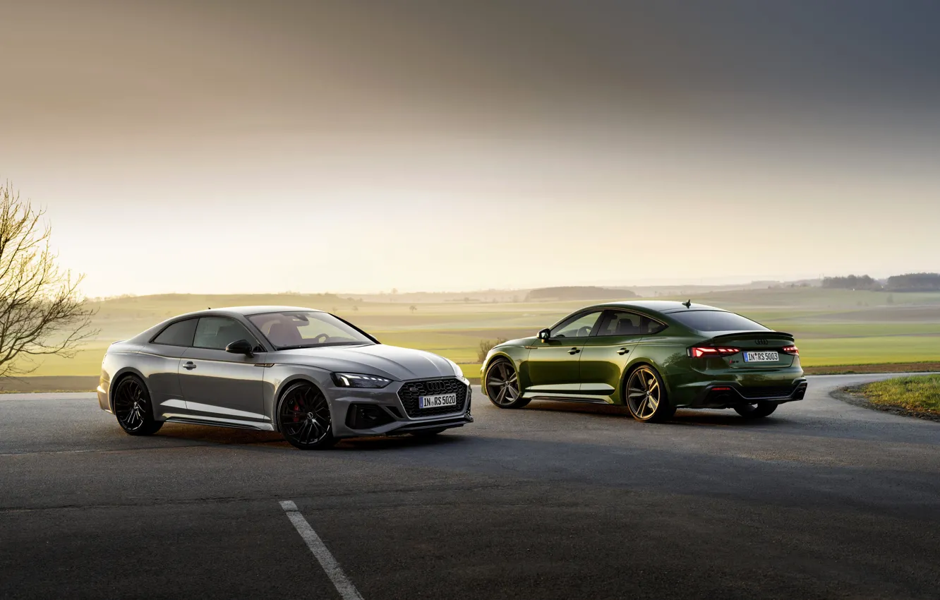Фото обои Audi, купе, TFSI, RS 5, 2020, спортбэк, RS5 Coupe, V6 Biturbo