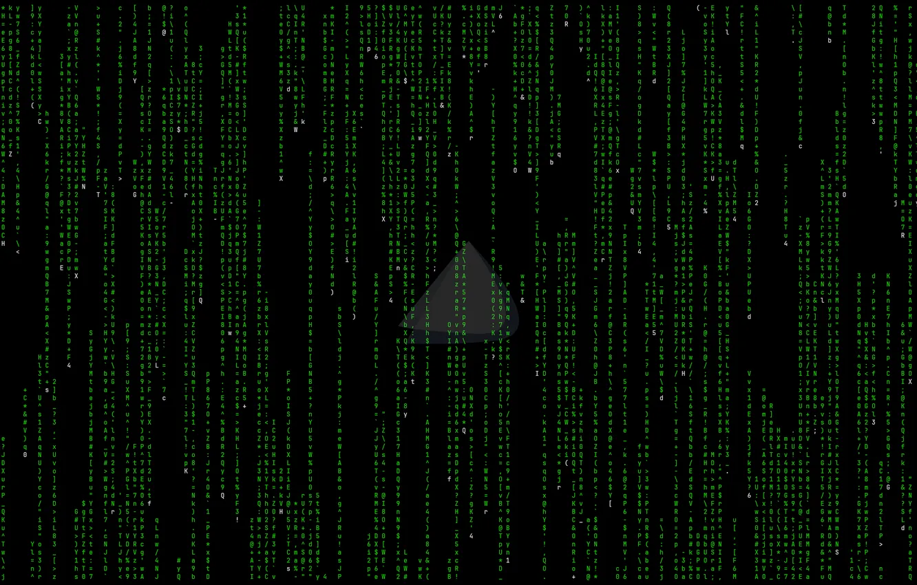 Фото обои rain, The Matrix, code, endeavouros
