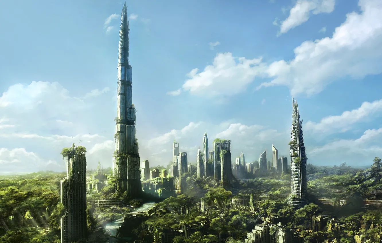 Фото обои город, Дубай, Dubai