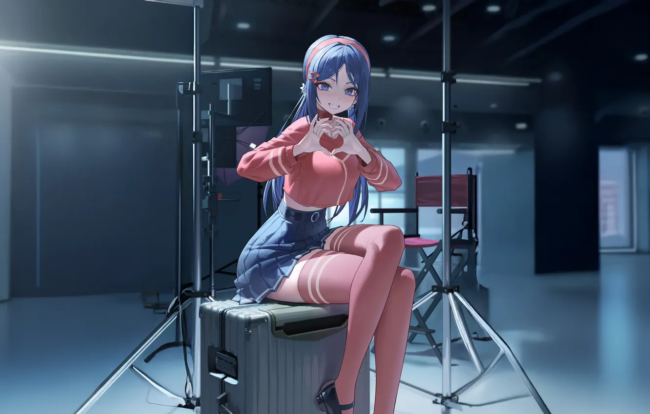 Фото обои studio, scene, dreams, anime girl, heartwarming