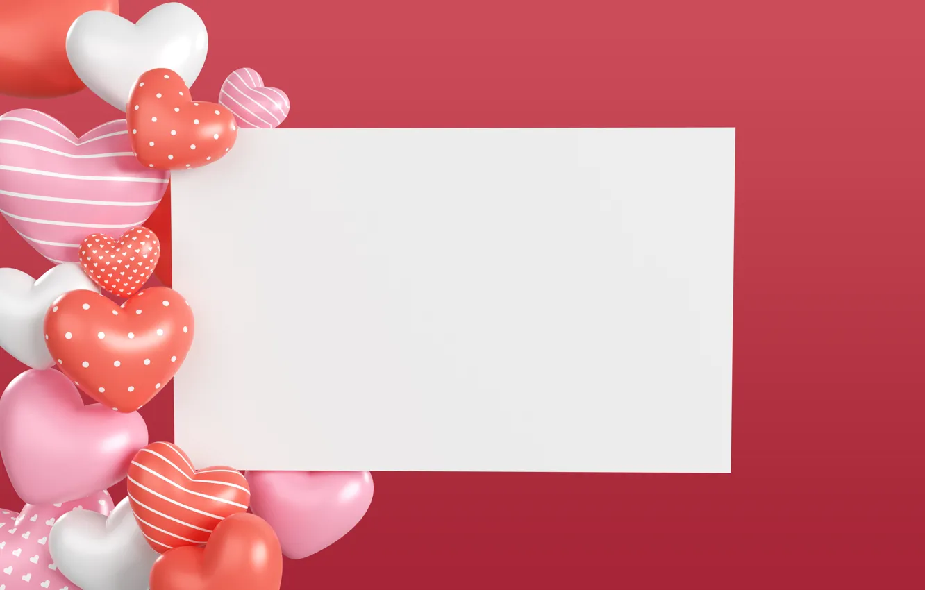 Фото обои любовь, рендеринг, праздник, сердце, сердечки, День святого Валентина, день всех влюбленных