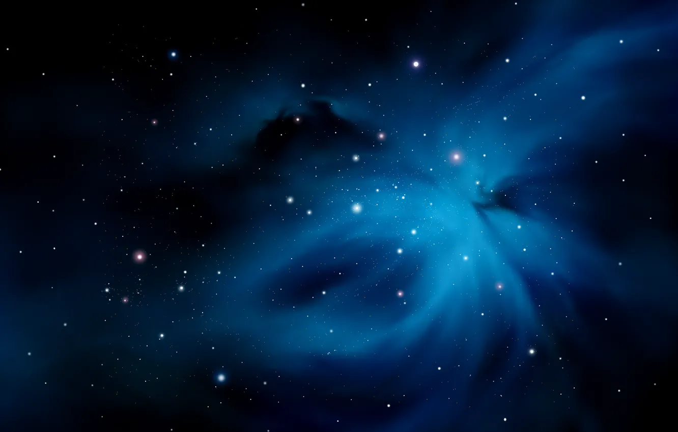 Фото обои космос, туманность, телескоп Хаббл