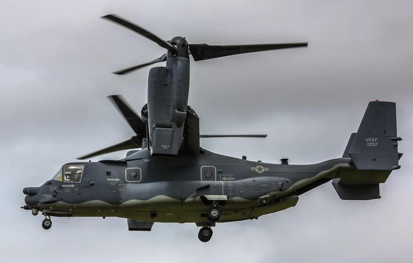 Фото обои конвертоплан, Osprey, транспортный, Bell V-22