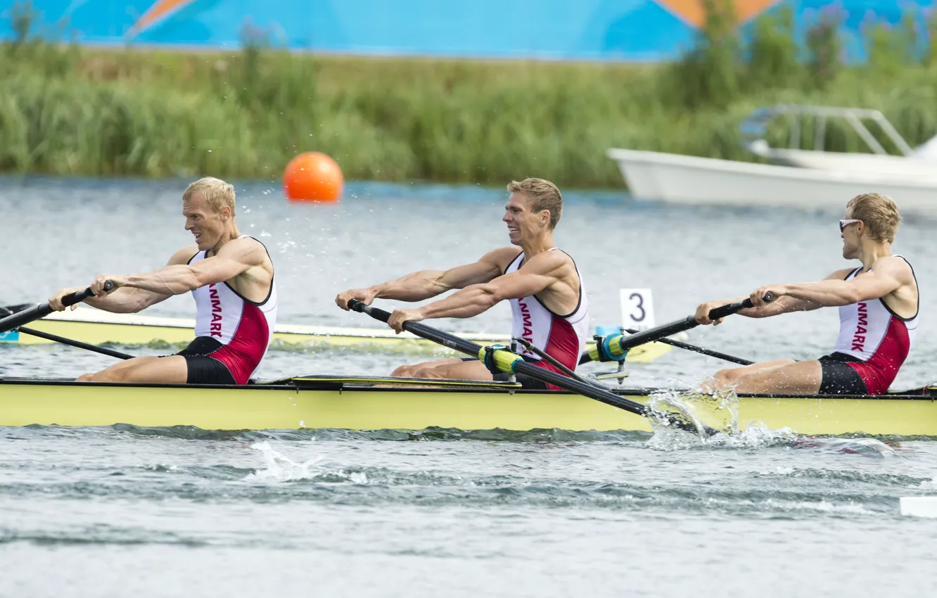 Фото обои muscle, team, strength, rowing, technique