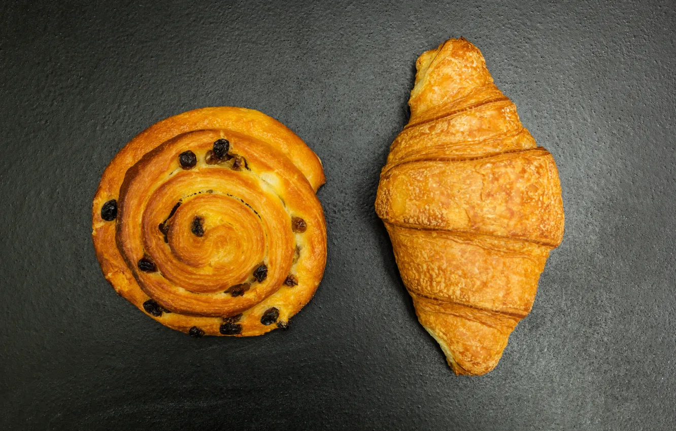 Фото обои выпечка, булочка, круассаны, croissants