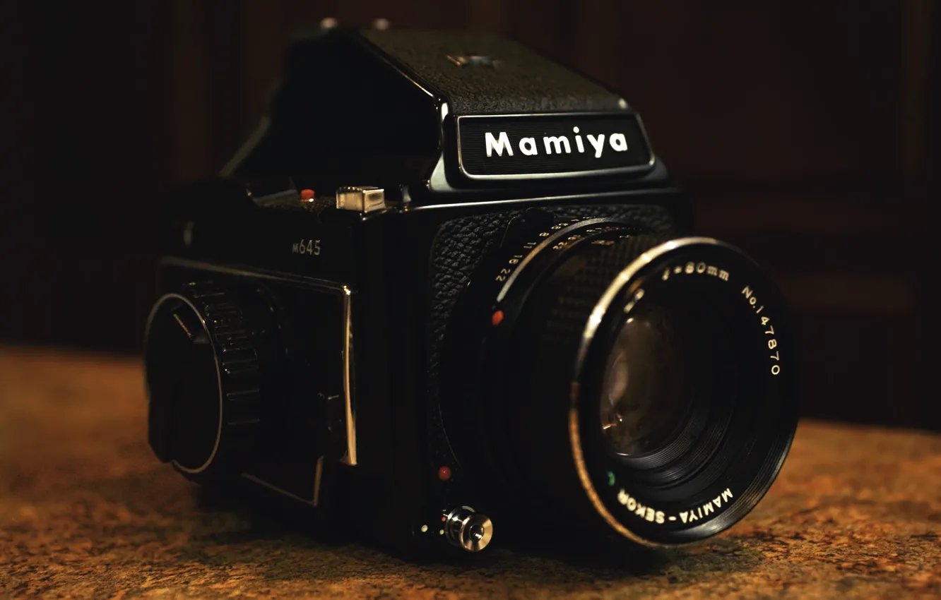 Фото обои black, camera, photocamera, lens, optic, Japanese, Mamiya Digital Imaging, Mamiya