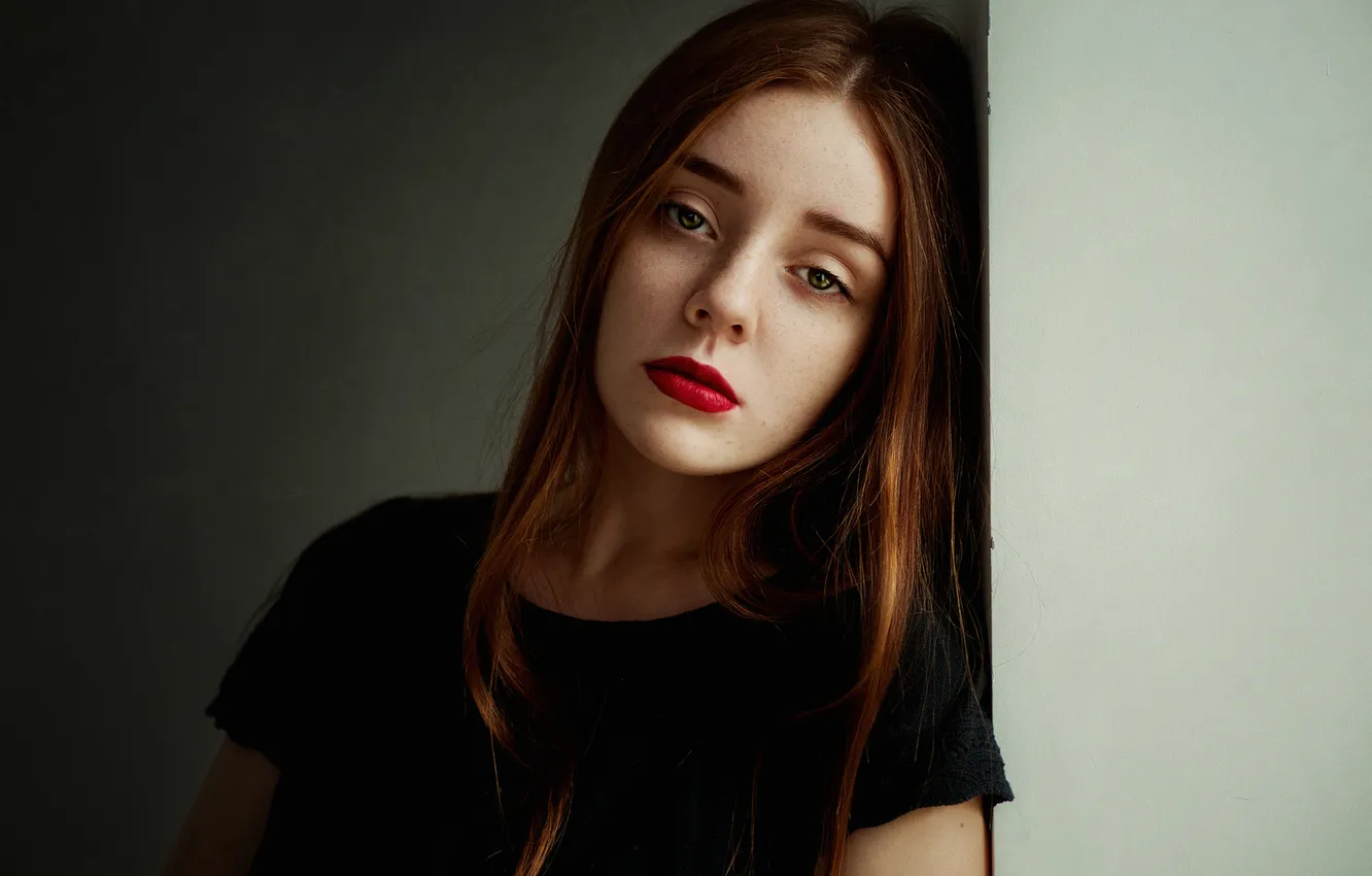 Фото обои макияж, веснушки, Bella, natural light