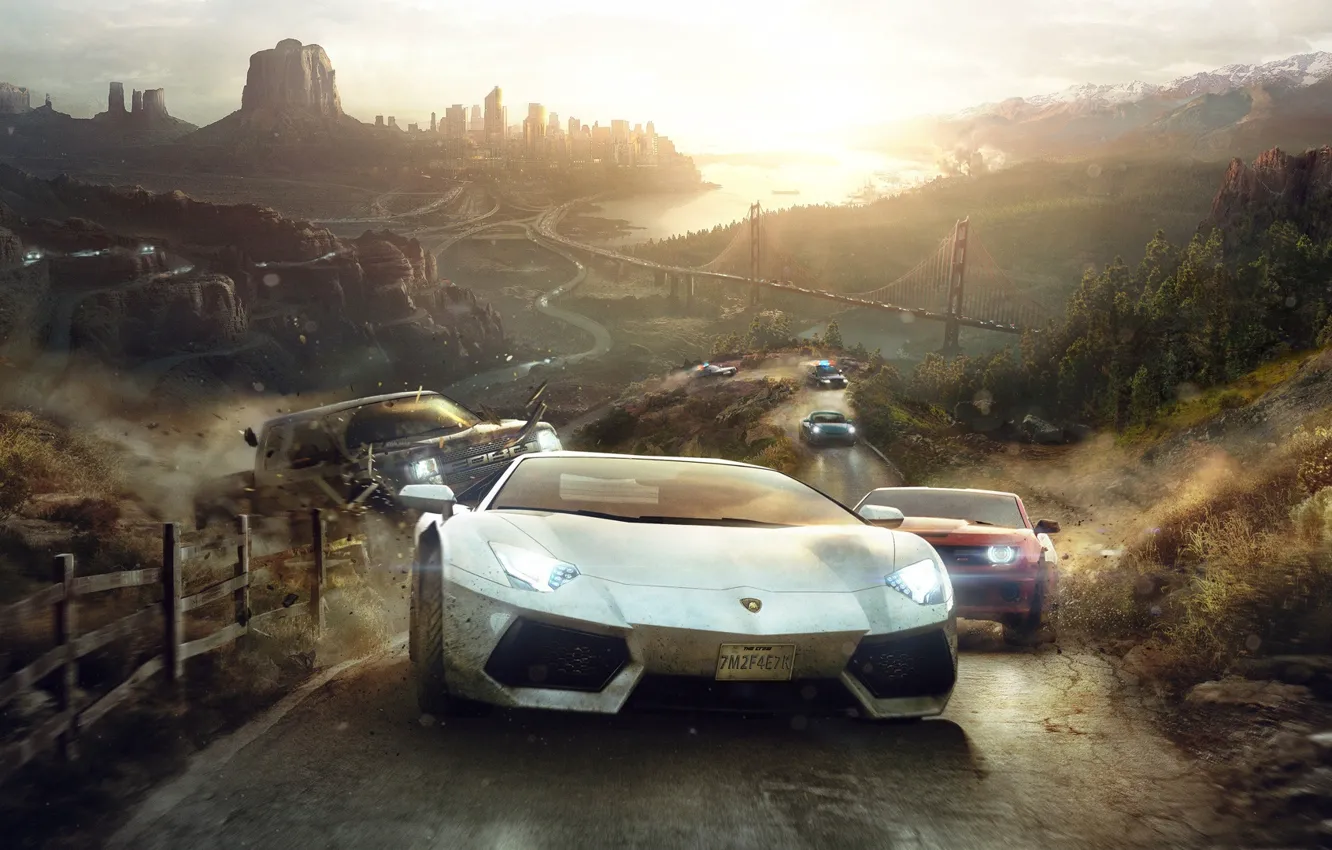 Фото обои гонки, The Crew, game2014