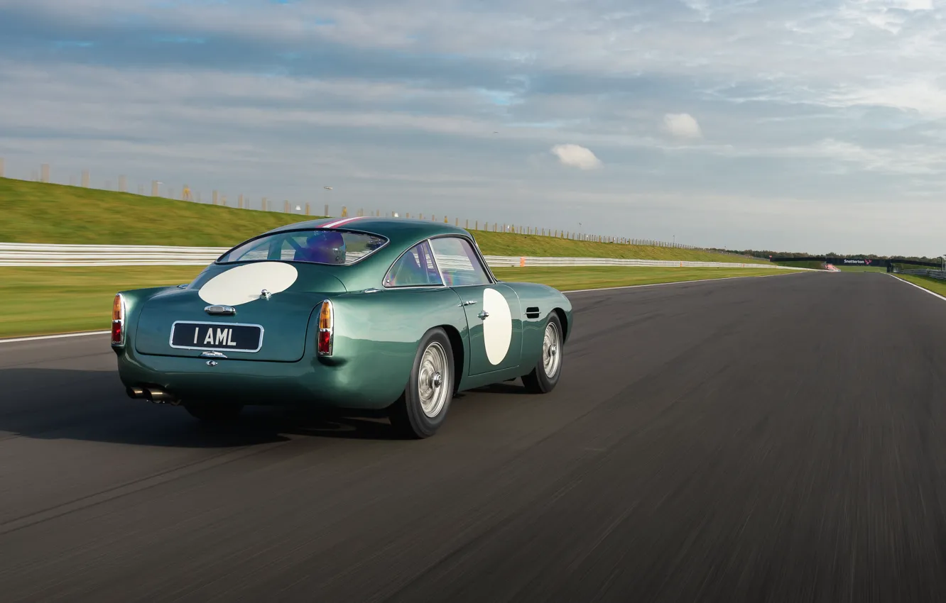 Фото обои Aston Martin, Скорость, Трасса, Classic, 2018, Classic car, 1958, DB4