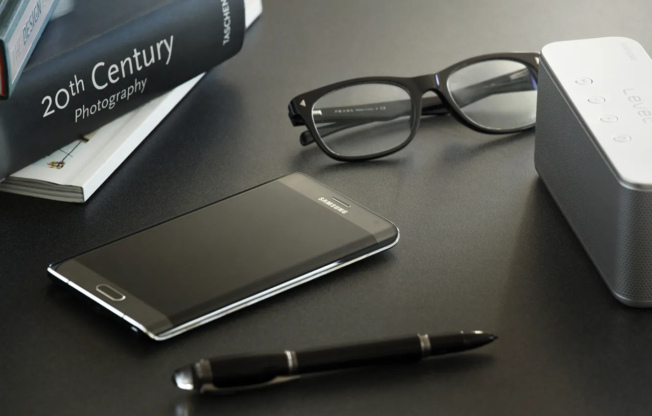 Фото обои Android, Galaxy, Edge, Samsung, Glasses, 2015, Smartphone, Pen