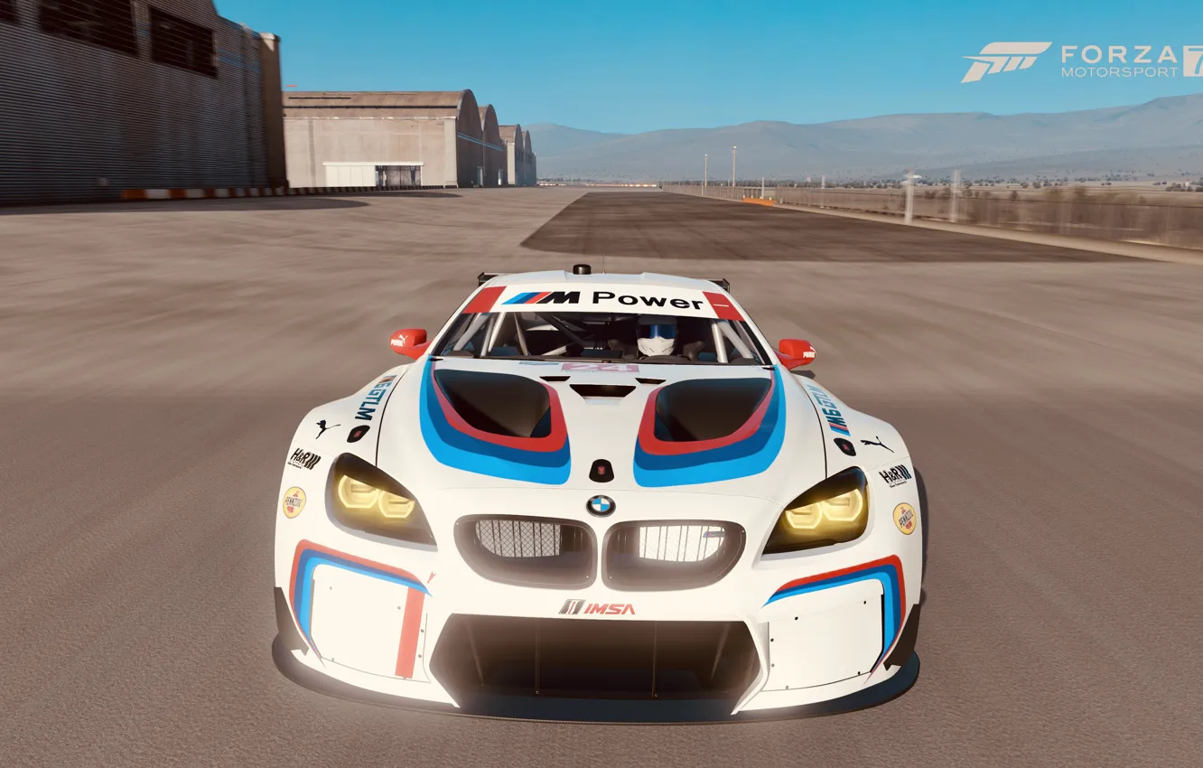 Фото обои HDR, BMW, game, Front, power, m power, FM7, GTLM