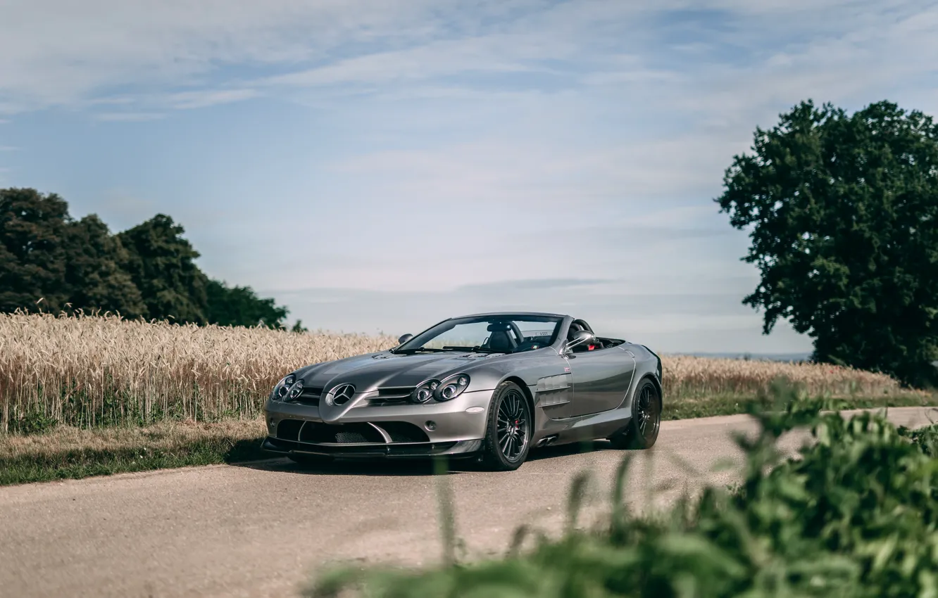 Фото обои Mercedes-Benz, SLR, Mercedes, Mercedes-Benz SLR McLaren Roadster 722S