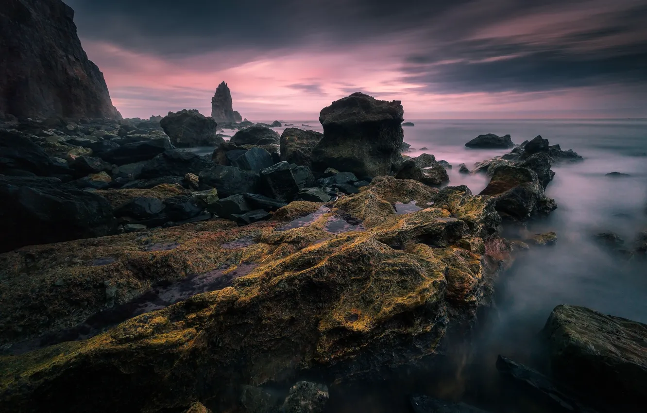 Фото обои море, камни, скалы, побережье, Испания, Caceres, Portezuelo