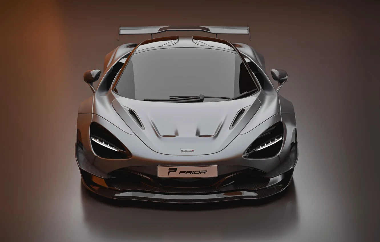 Фото обои McLaren, вид спереди, Prior Design, 2020, 720S, widebody kit