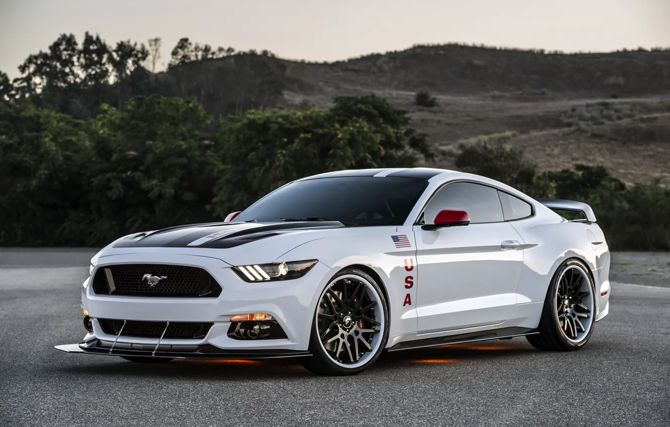 Фото обои Mustang, Ford, мустанг, форд, 2015, Apollo Edition