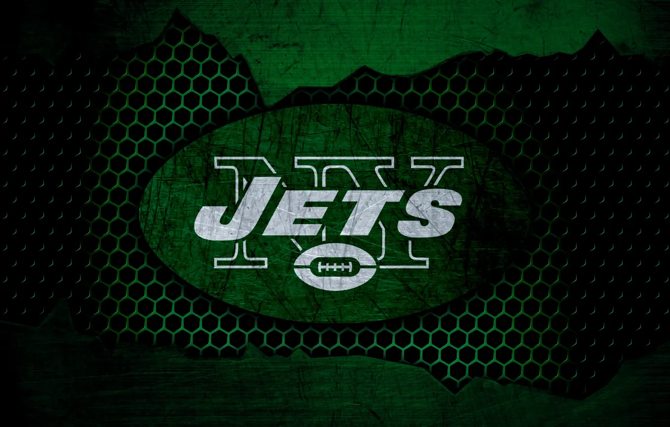 Фото обои wallpaper, sport, logo, NFL, american football, New York Jets