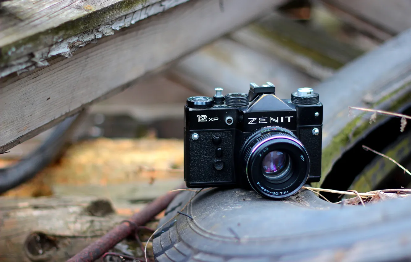 Фото обои камера, фотоаппарат, объектив, ZENIT, 12XP