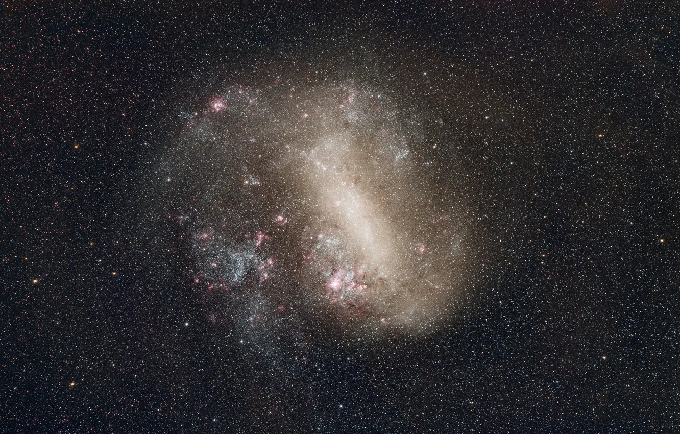 Фото обои космос, звезды, Большое Магелланово Облако, карликовая галактика