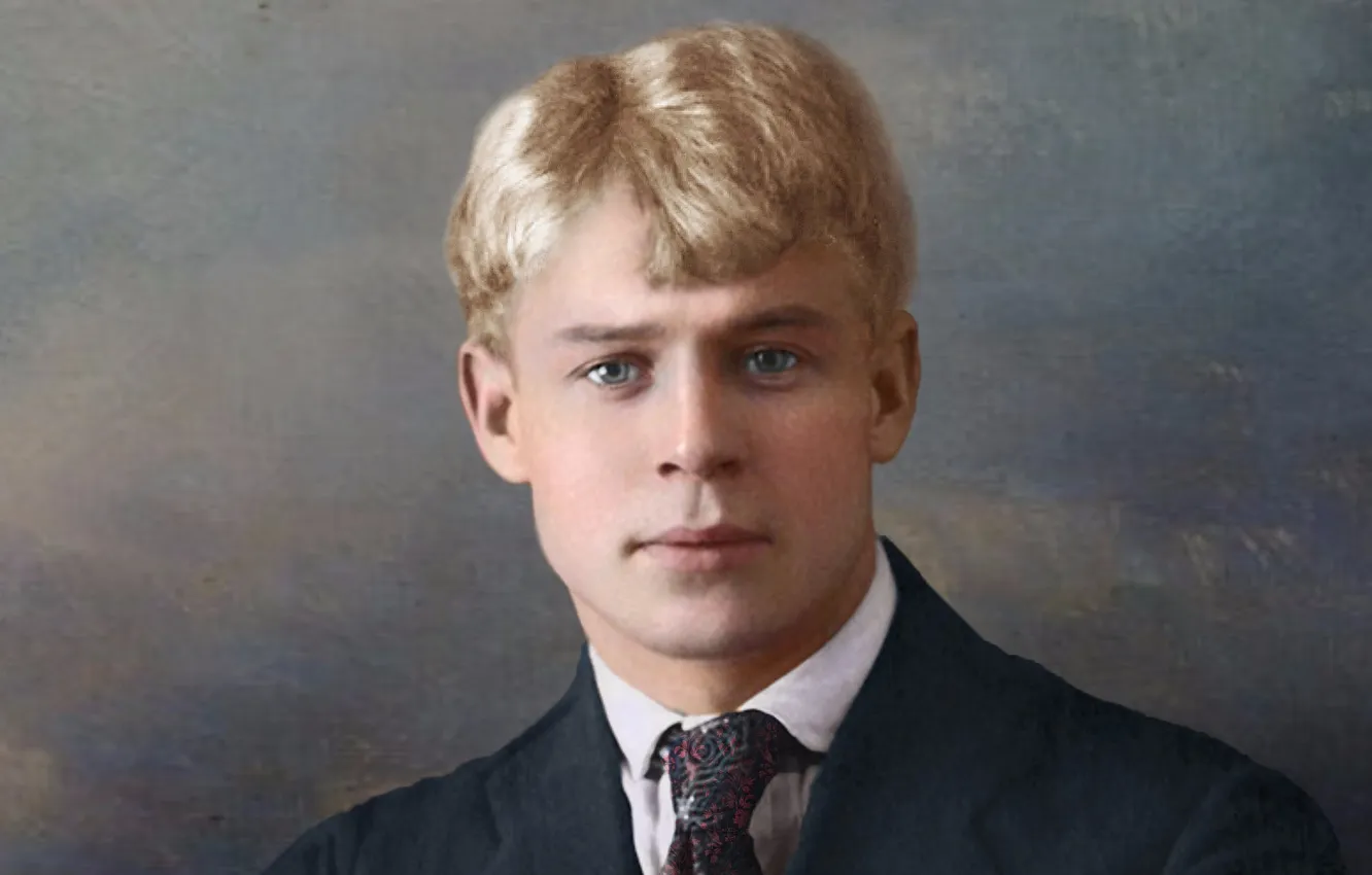 Фото обои man, poet, Sergey Yesenin