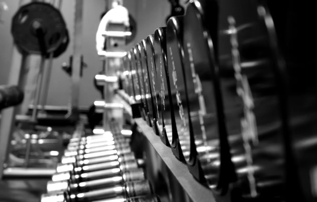 Фото обои Fitness, Gym, Dumbells