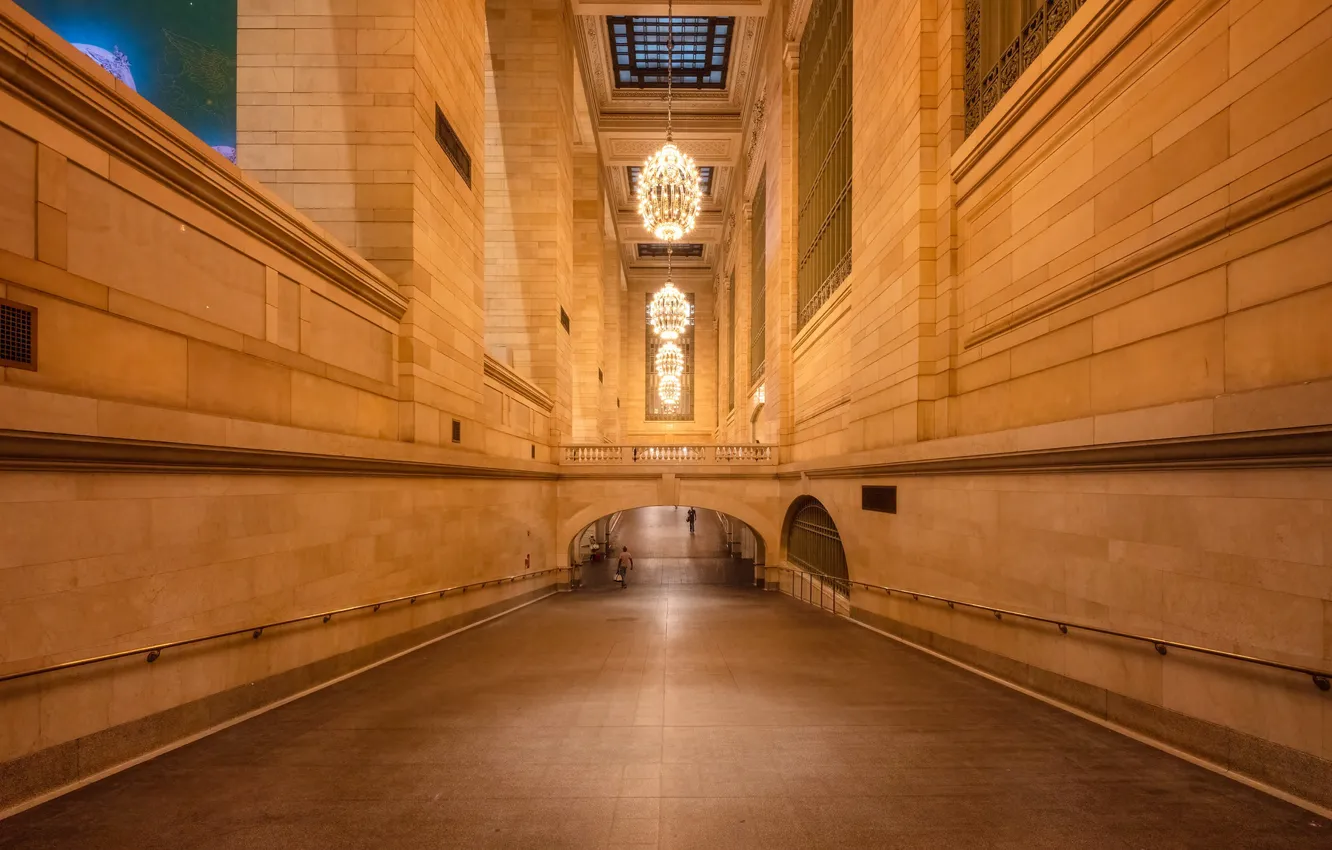 Фото обои город, New York, Grand Central
