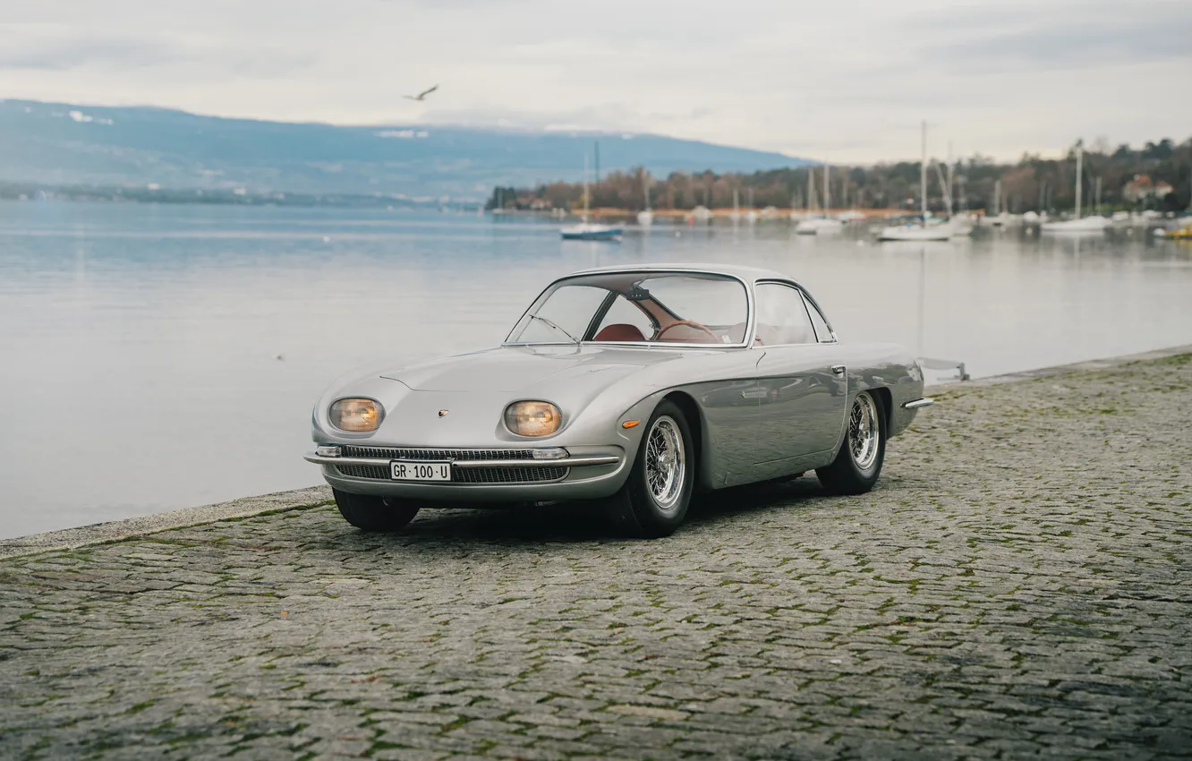 Фото обои Lamborghini, 350 GT, 1964, Lamborghini 350 GT