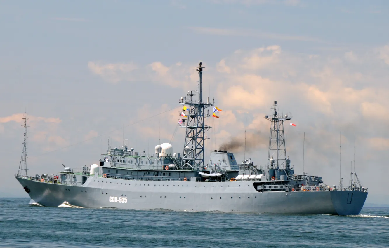 Фото обои корабль, средний, разведывательный