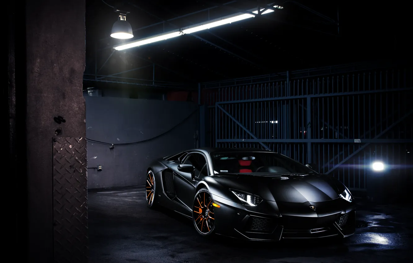 Фото обои блики, лампа, Lamborghini, Ламборджини, чёрная, black, Ламборгини, LP700-4