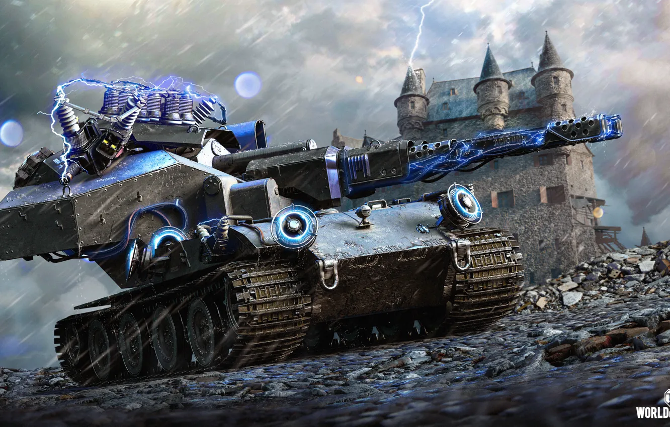Фото обои Танк, Босс, World of Tanks, Waffentrager, Режим