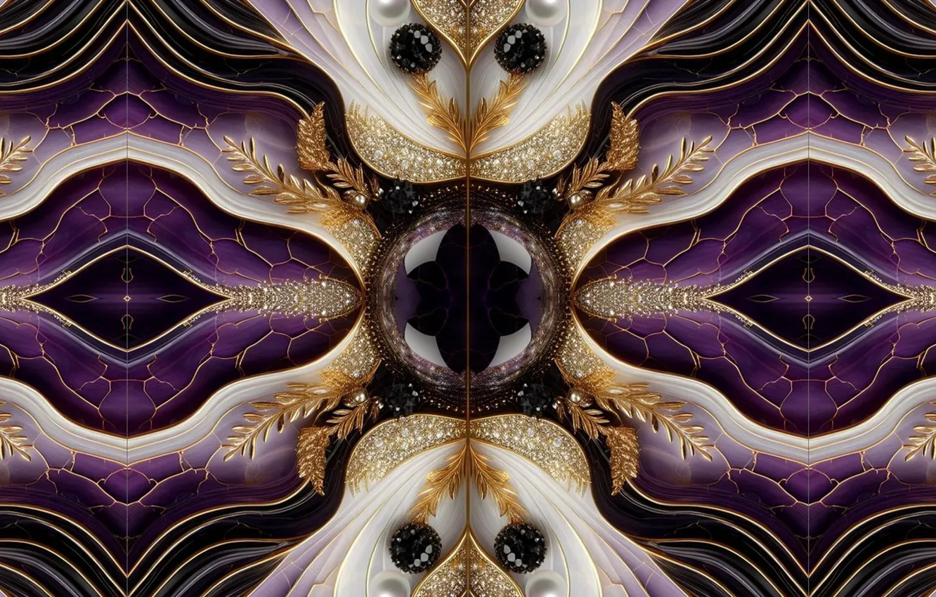 Фото обои stone, purple, Fractal, Amethyst