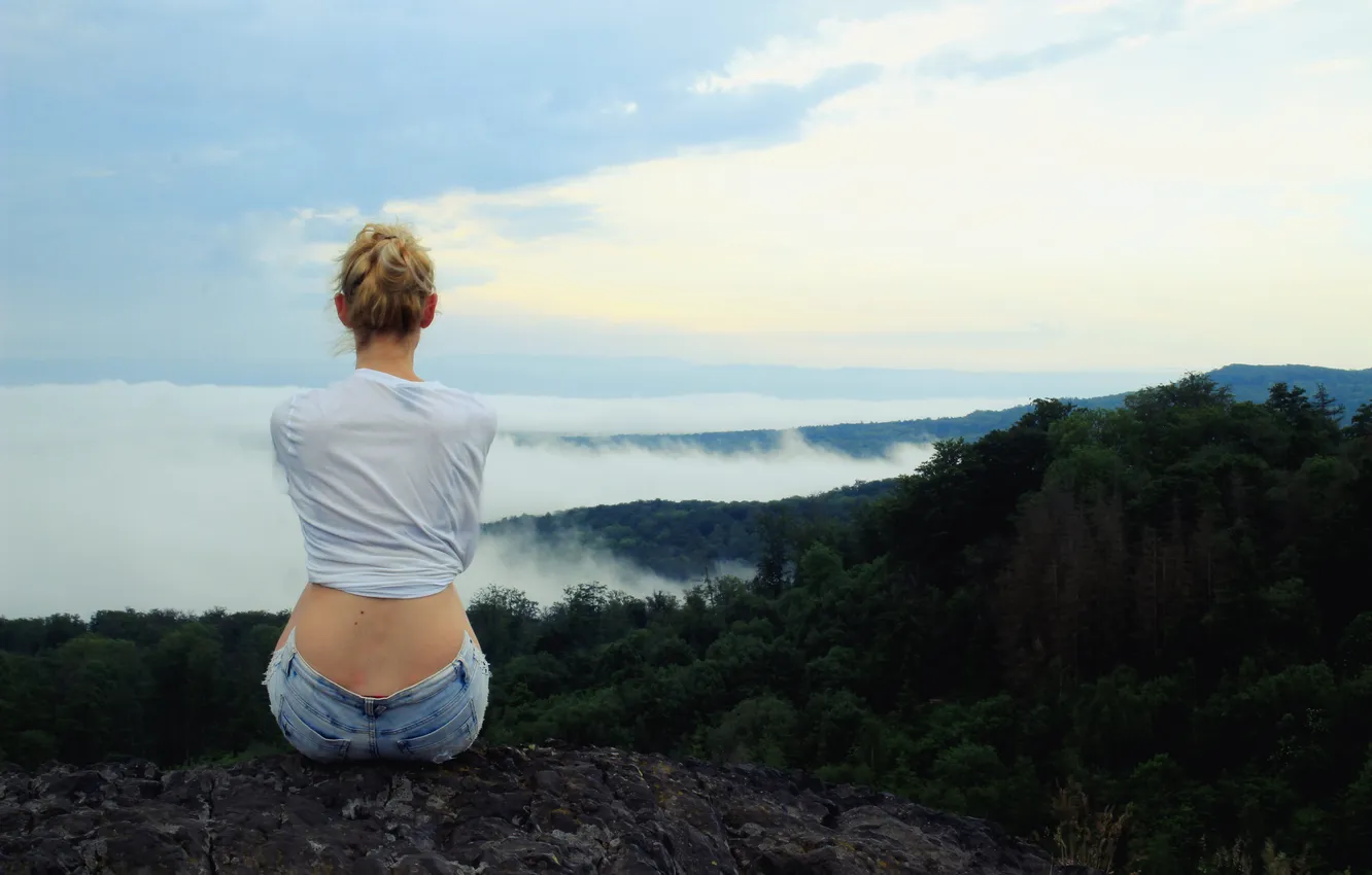 Фото обои woman, model, cute, person