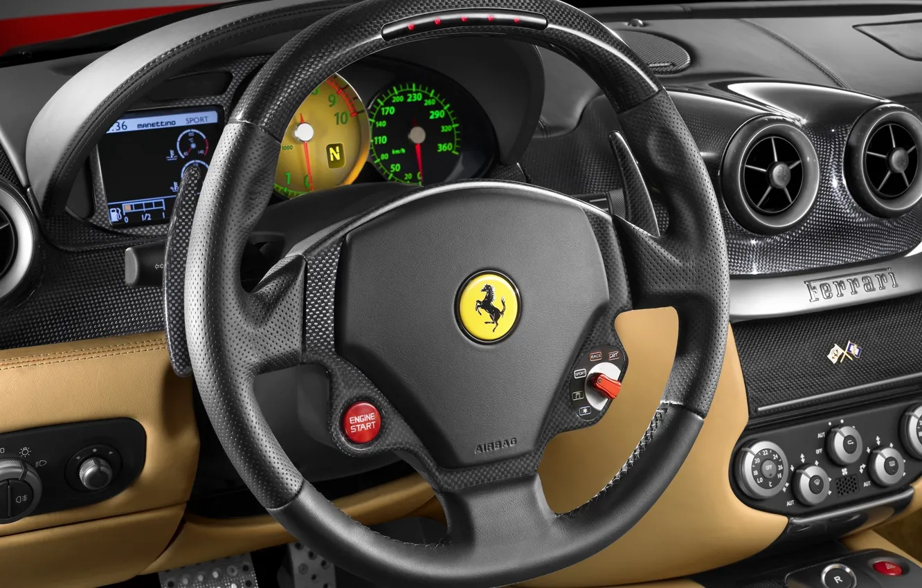 Фото обои Car, Ferrari 599 GTB Fiorano, Passion, Dash Board