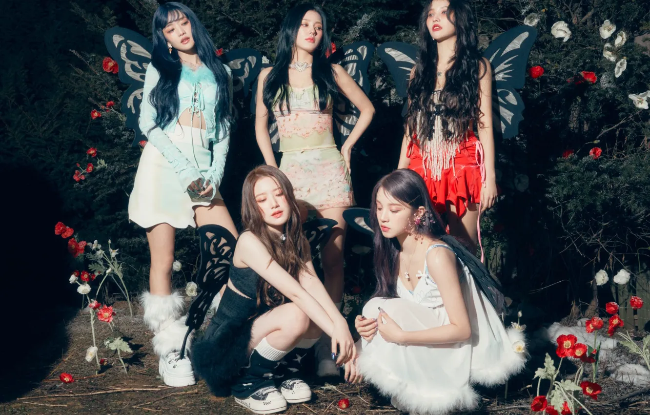 Фото обои music, girl, asian, group, k pop