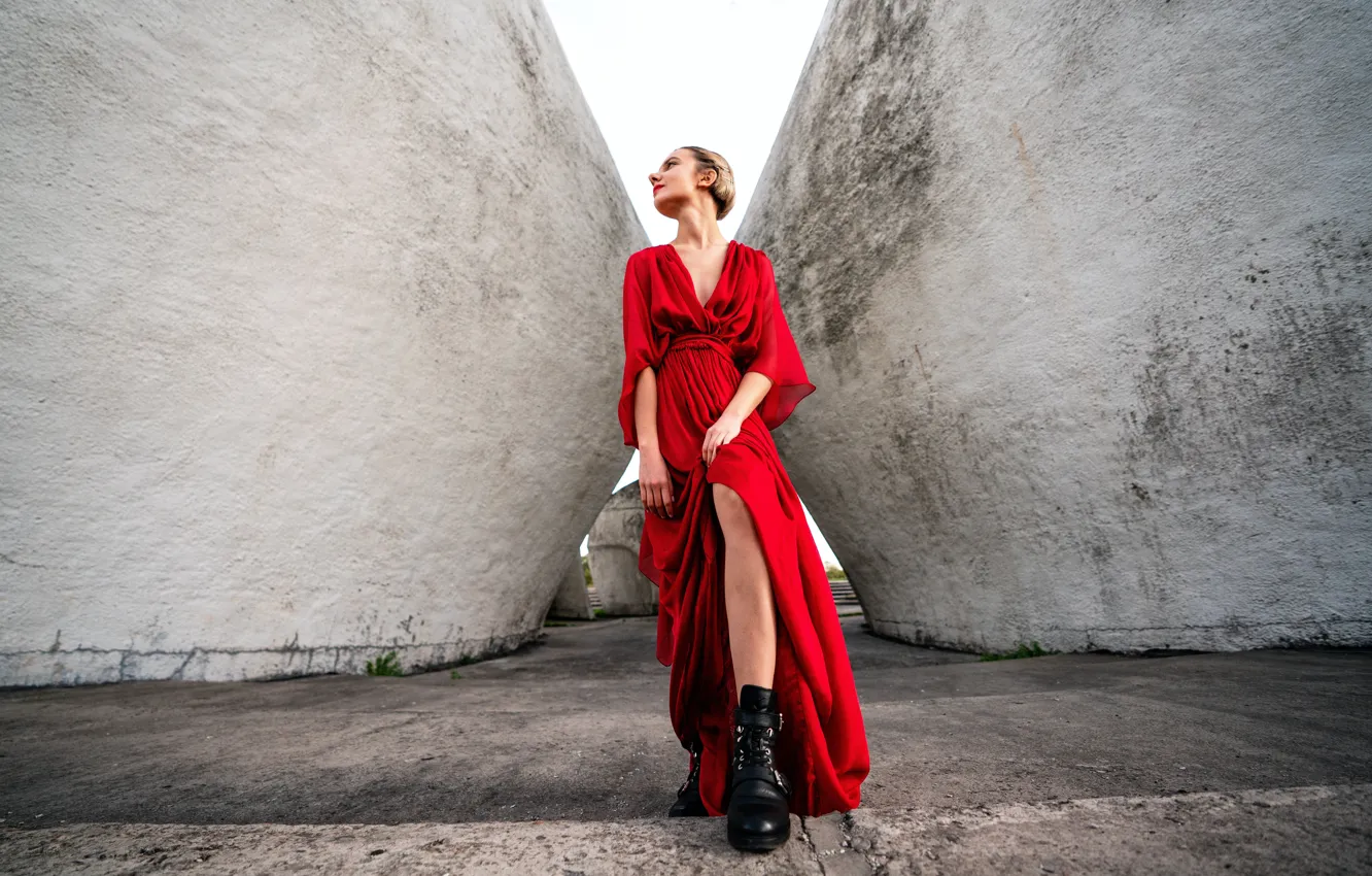 Фото обои Girl, Style, Women, Glamour, Dress, Oksana Taran