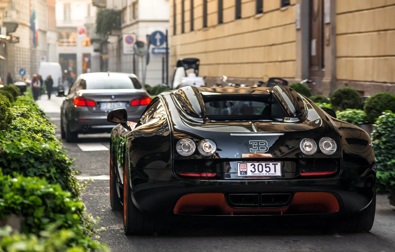 Фото обои Bugatti, Veyron, суперкар