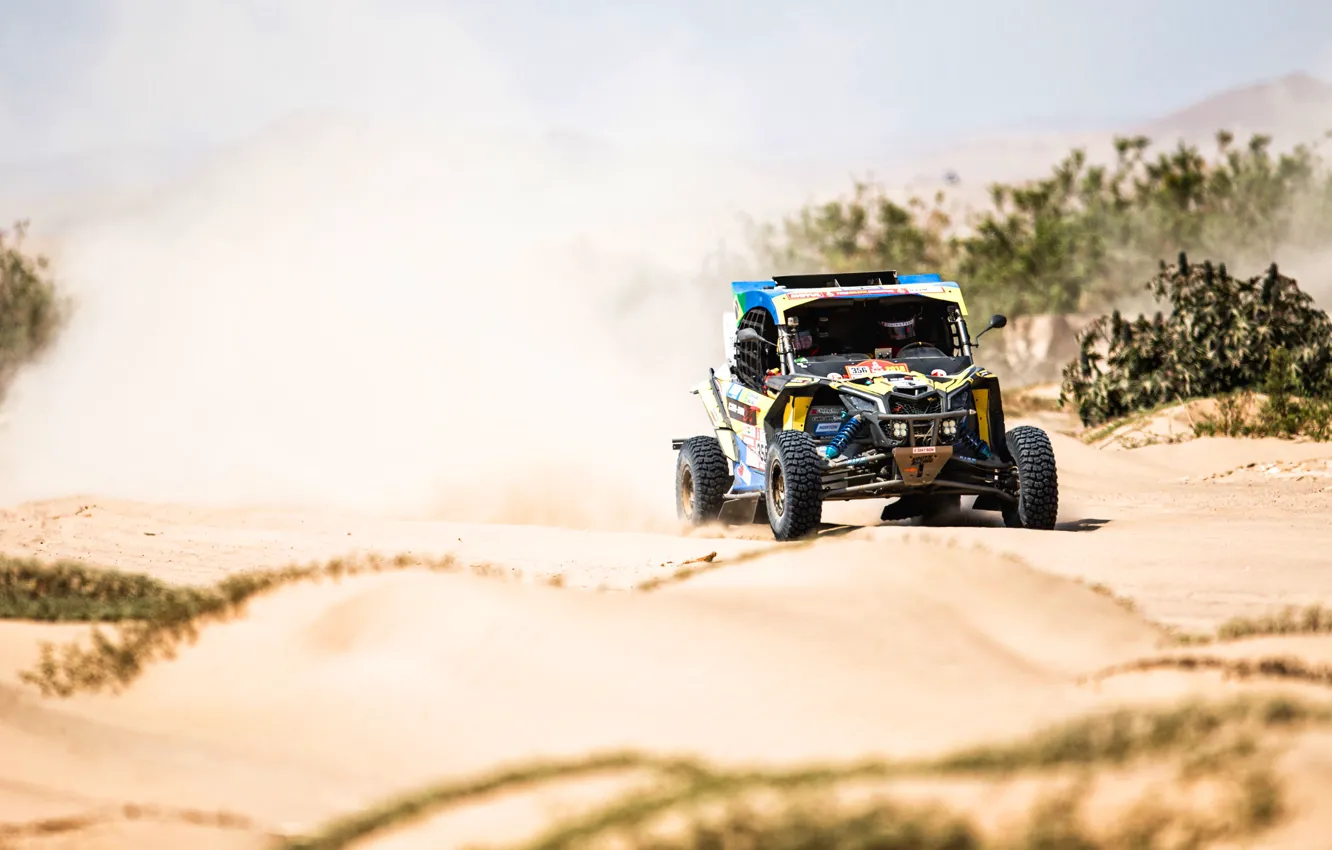 Фото обои Спорт, Пустыня, Скорость, Rally, Dakar, Дакар, Ралли, 356