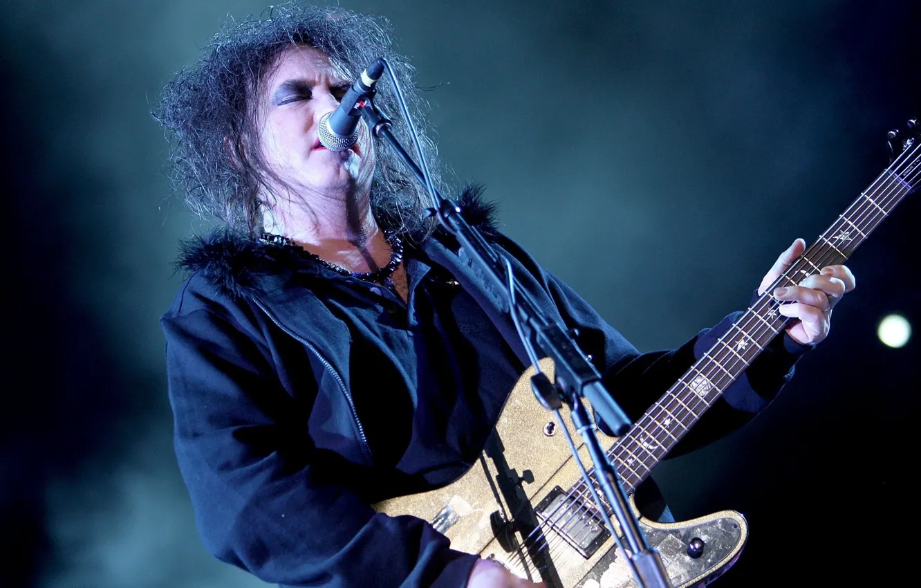 Фото обои рок, robert smith, the cure